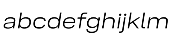 Ordina Expanded Light Oblique FONT