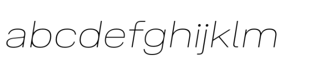 Ordina Expanded Thin Oblique FONT