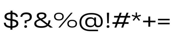 Ordina Expanded Font OTHER CHARS