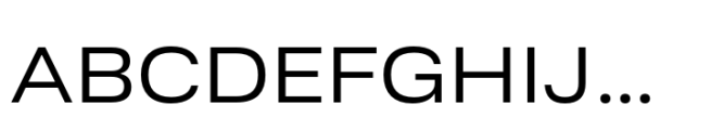 Ordina Expanded Font UPPERCASE