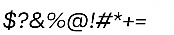 Ordina Oblique Font OTHER CHARS