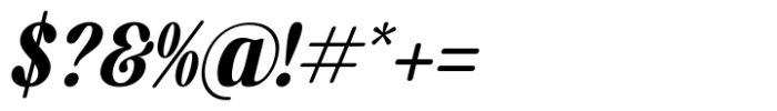Ordinal Tangle Italic Font OTHER CHARS