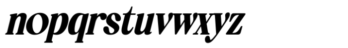 Ordinal Tangle Italic Font LOWERCASE