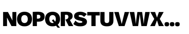 Ordinary Black Font UPPERCASE