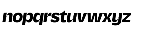 Ordinary Bold Italic Font LOWERCASE