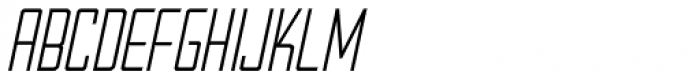 Ordinary Gothic Oblique JNL Font UPPERCASE