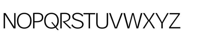 Ordinary Light Font UPPERCASE