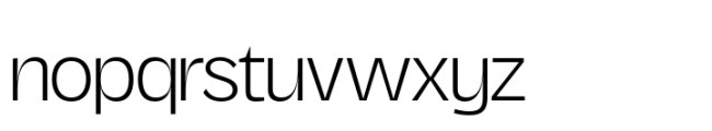 Ordinary Light Font LOWERCASE