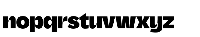 Ordinary Ultra Font LOWERCASE