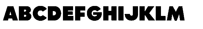 Ordine Black Font UPPERCASE