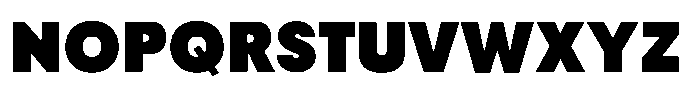 Ordine Black Font UPPERCASE
