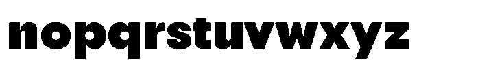 Ordine Black Font LOWERCASE