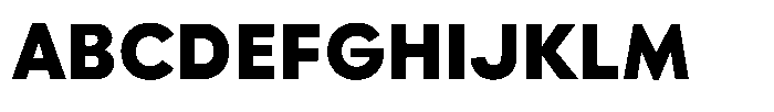 Ordine Bold Font UPPERCASE