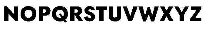 Ordine Bold Font UPPERCASE