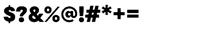 Ordine Extra Bold Font OTHER CHARS