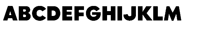 Ordine Extra Bold Font UPPERCASE