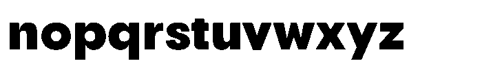 Ordine Extra Bold Font LOWERCASE
