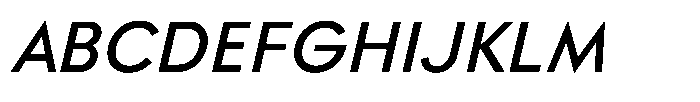Ordine Italic Font UPPERCASE