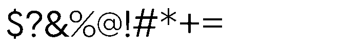 Ordine Light Font OTHER CHARS
