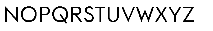 Ordine Light Font UPPERCASE