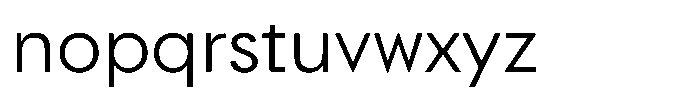 Ordine Light Font LOWERCASE