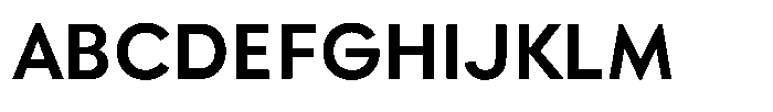 Ordine Medium Font UPPERCASE