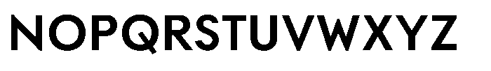 Ordine Medium Font UPPERCASE