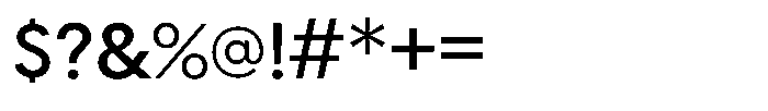 Ordine Regular Font OTHER CHARS