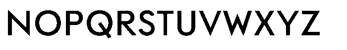 Ordine Regular Font UPPERCASE