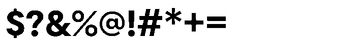Ordine Semi Bold Font OTHER CHARS