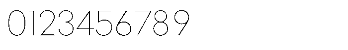 Ordine Thin Font OTHER CHARS