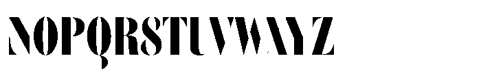 Orelo Compressed Black Font UPPERCASE