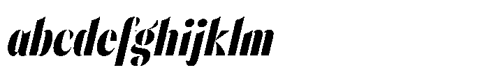 Orelo Compressed Bold Italic FONT