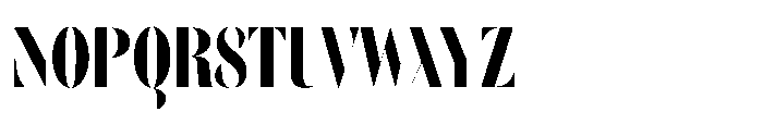 Orelo Compressed Bold Font UPPERCASE