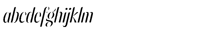 Orelo Compressed Italic FONT