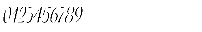 Orelo Compressed Light Italic Font OTHER CHARS