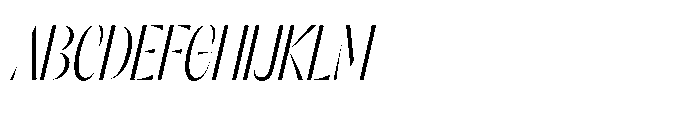 Orelo Compressed Light Italic Font