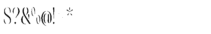 Orelo Compressed Light Font OTHER CHARS