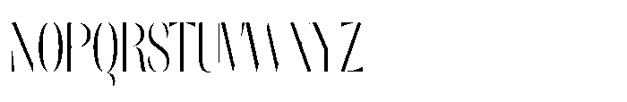 Orelo Compressed Light Font UPPERCASE