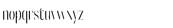 Orelo Compressed Light Font LOWERCASE