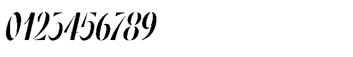 Orelo Compressed Medium Italic Font OTHER CHARS
