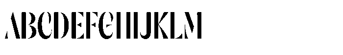 Orelo Compressed Medium Font UPPERCASE