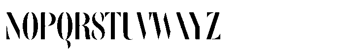 Orelo Compressed Medium Font UPPERCASE
