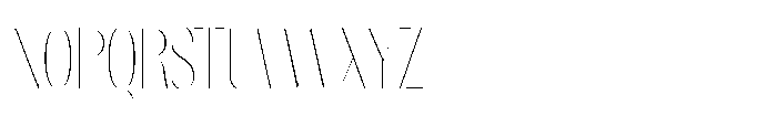 Orelo Compressed Thin Font UPPERCASE