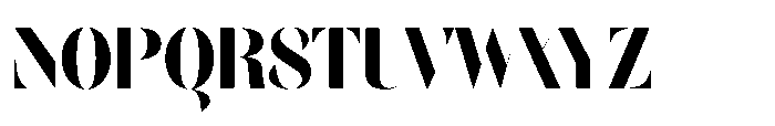 Orelo Condensed Black Font UPPERCASE