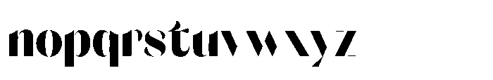 Orelo Condensed Black Font LOWERCASE