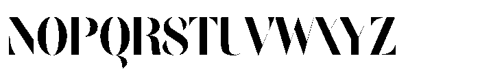 Orelo Condensed Bold Font UPPERCASE