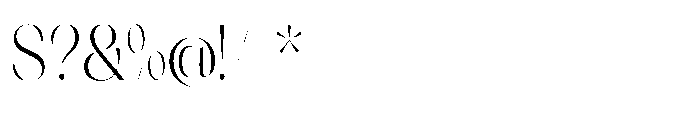 Orelo Condensed Light Font OTHER CHARS