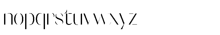 Orelo Condensed Light Font LOWERCASE