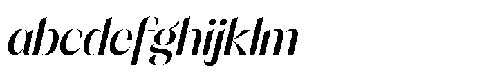 Orelo Condensed Medium Italic FONT